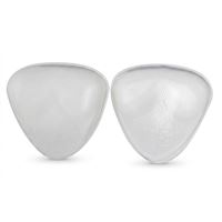 BH indlæg af klar silikone - Trekantede (2 x 60 gram) - Shapelux